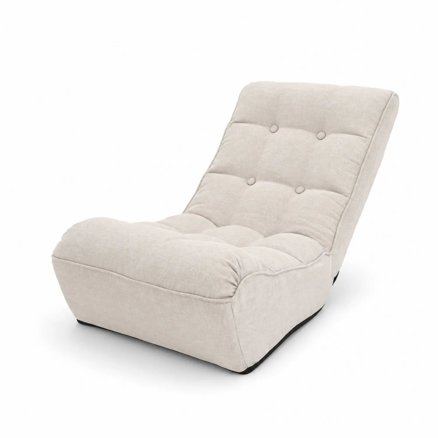 Poltrona Chaise Longue in Tessuto Beige
