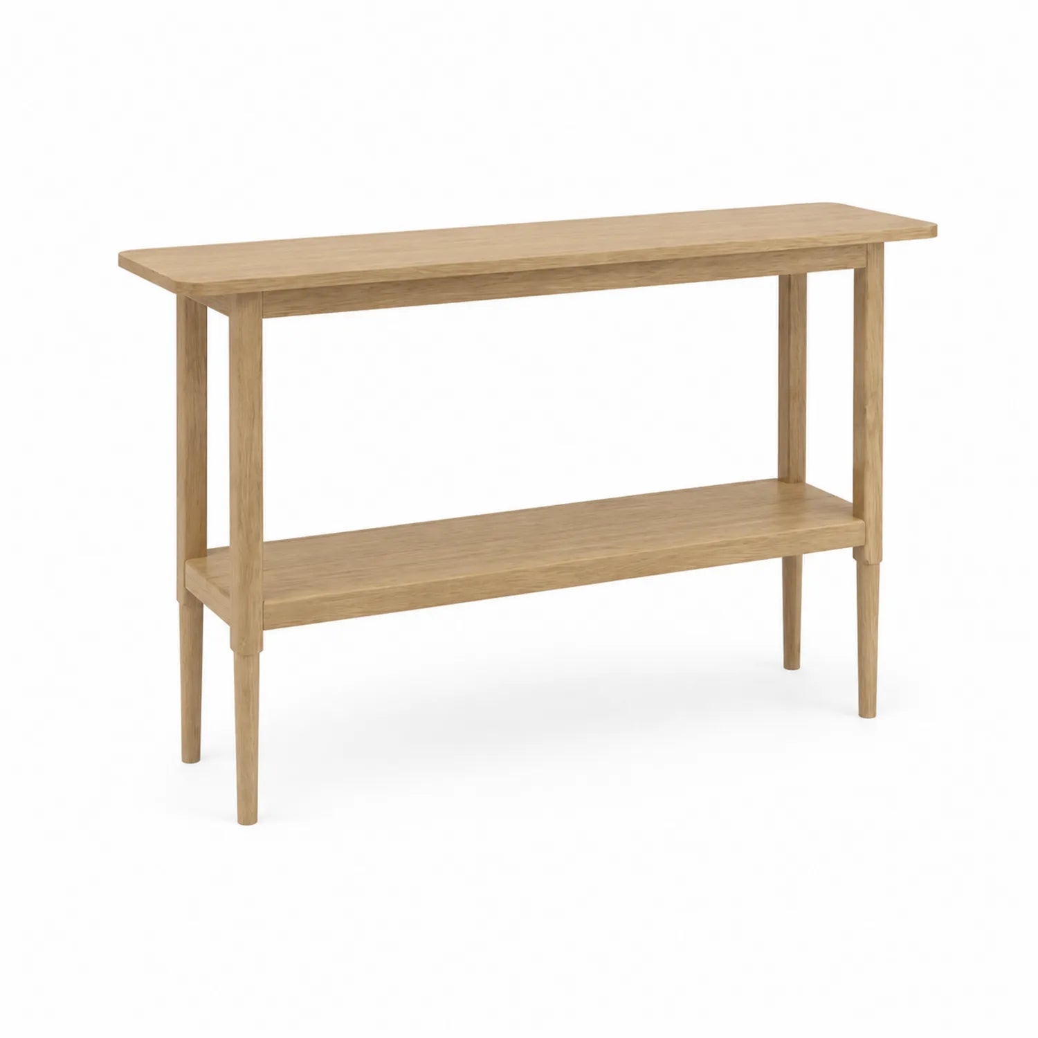 Consolle in legno di quercia rettangolare 120cm