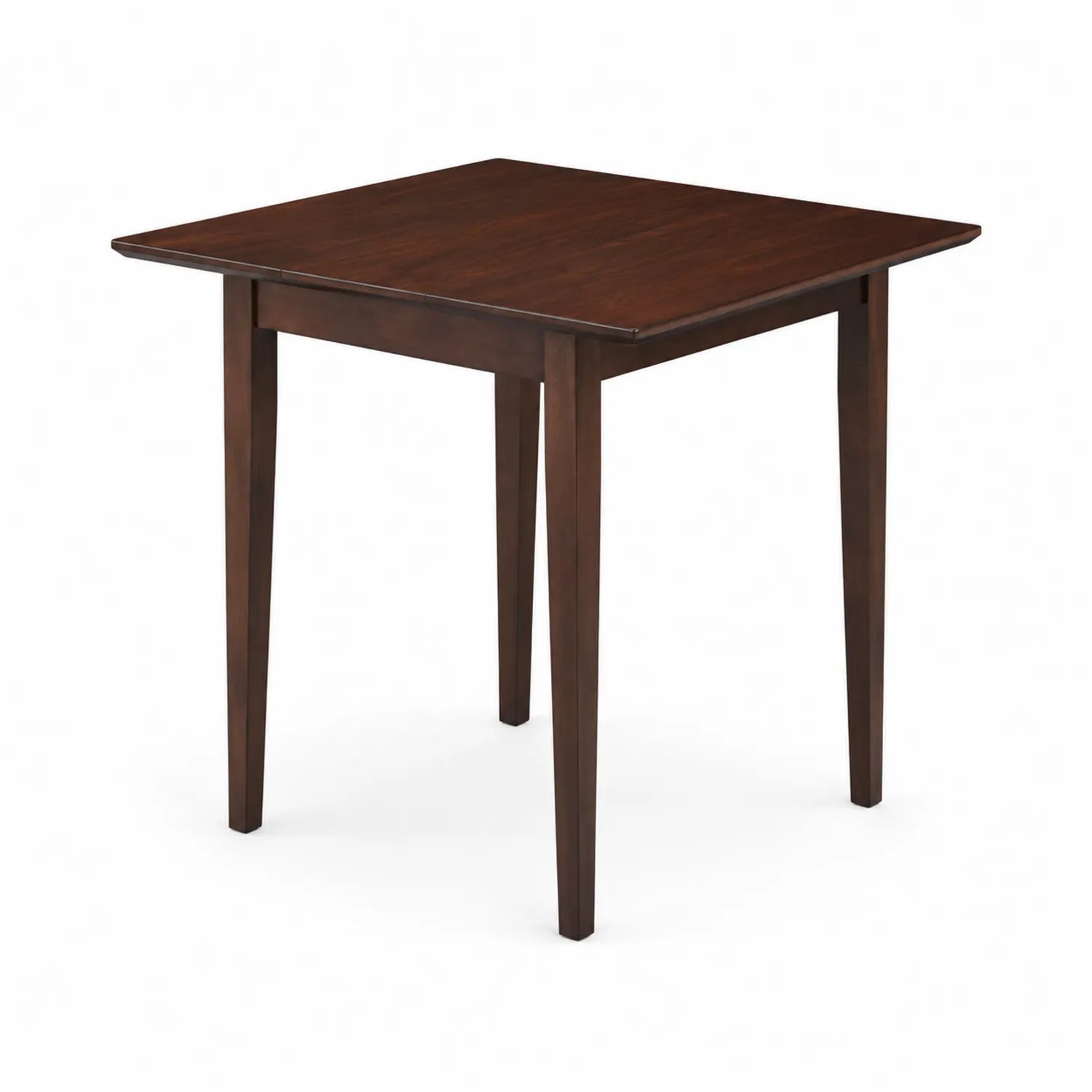 Tavolo da pranzo quadrato 90x90 cm legno massello marrone