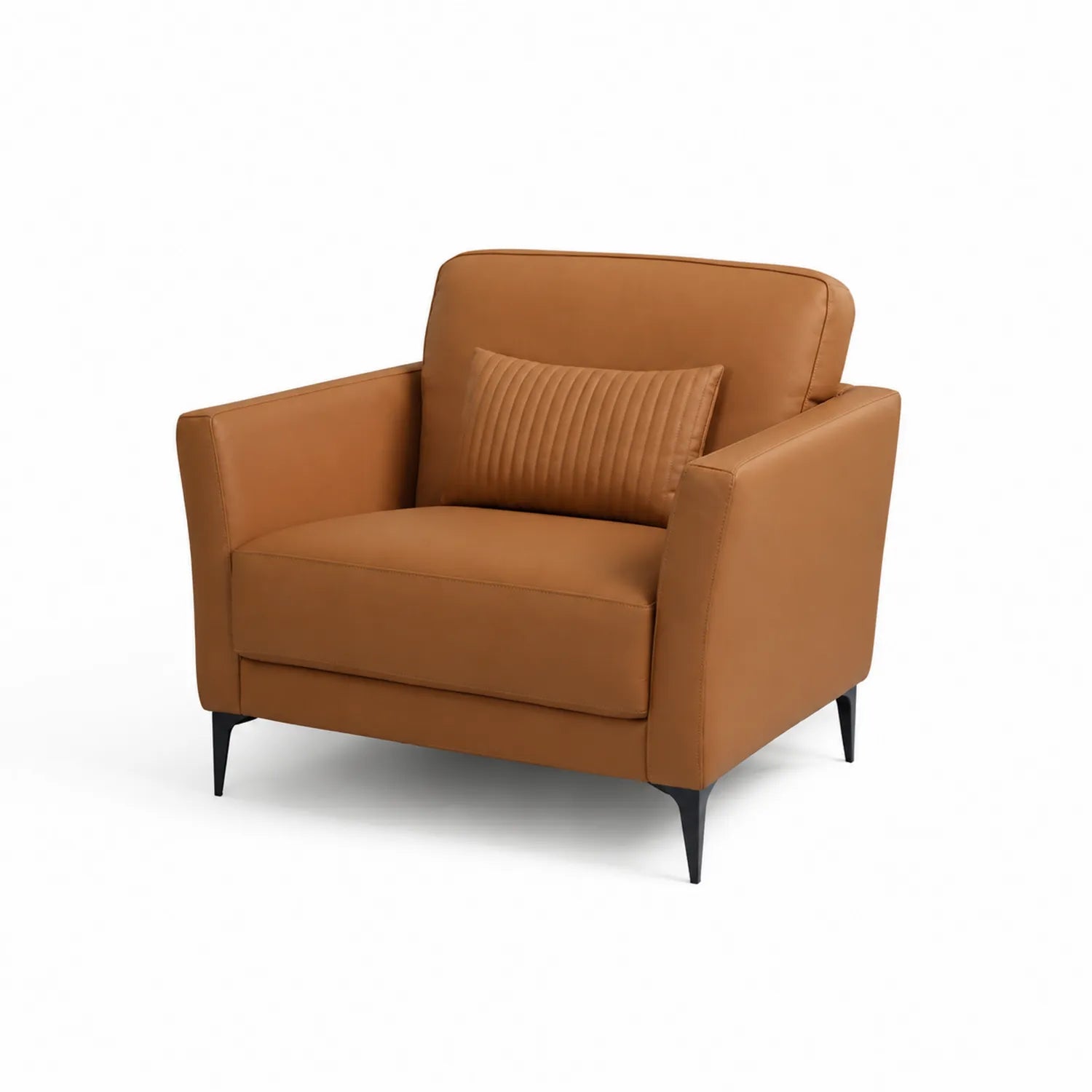 Poltrona in Pelle Sintetica Marrone